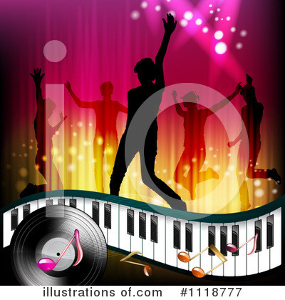 Royalty-Free (RF) Dancing Clipart Illustration by merlinul - Stock Sample #1118777