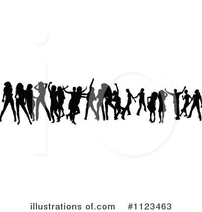 Royalty-Free (RF) Dancing Clipart Illustration by dero - Stock Sample #1123463