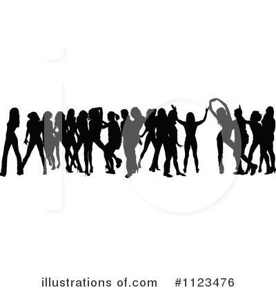 Royalty-Free (RF) Dancing Clipart Illustration by dero - Stock Sample #1123476