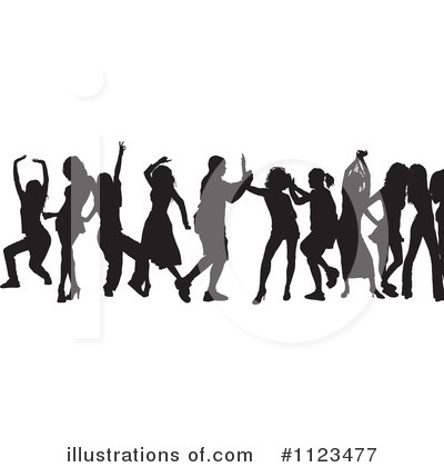 Royalty-Free (RF) Dancing Clipart Illustration by dero - Stock Sample #1123477