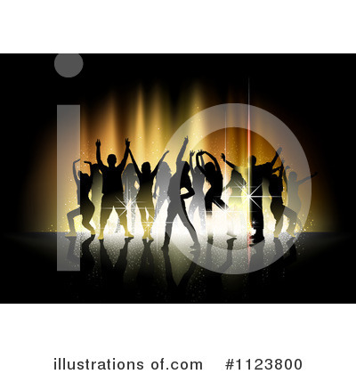 Royalty-Free (RF) Dancing Clipart Illustration by dero - Stock Sample #1123800