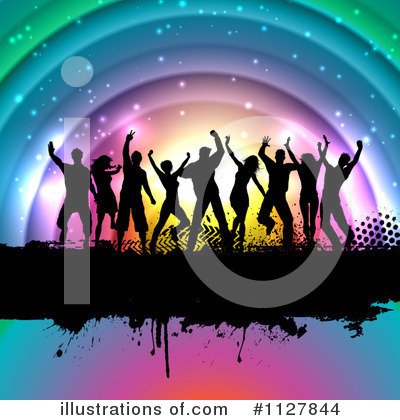 Royalty-Free (RF) Dancing Clipart Illustration by KJ Pargeter - Stock Sample #1127844