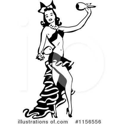 Royalty-Free (RF) Dancing Clipart Illustration by BestVector - Stock Sample #1156556
