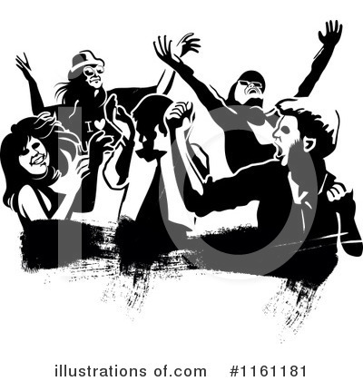 Royalty-Free (RF) Dancing Clipart Illustration by Frisko - Stock Sample #1161181