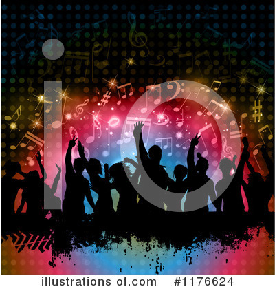Music Notes Clipart #1176624 by KJ Pargeter