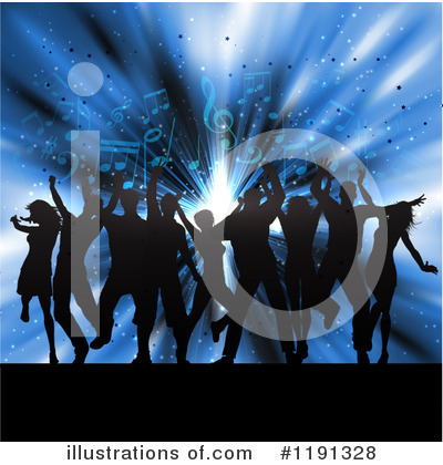 Royalty-Free (RF) Dancing Clipart Illustration by KJ Pargeter - Stock Sample #1191328