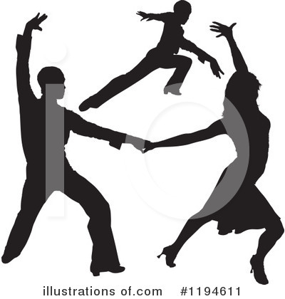 Royalty-Free (RF) Dancing Clipart Illustration by dero - Stock Sample #1194611