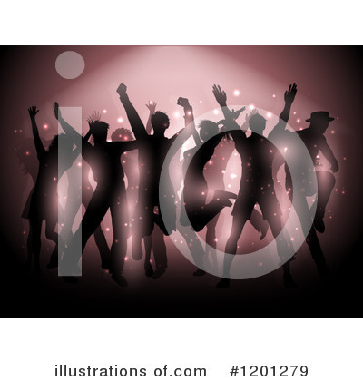 Royalty-Free (RF) Dancing Clipart Illustration by KJ Pargeter - Stock Sample #1201279