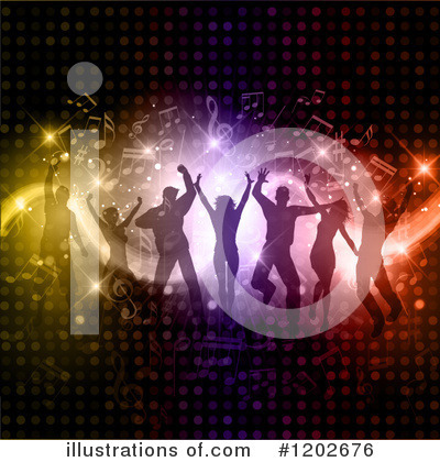 Royalty-Free (RF) Dancing Clipart Illustration by KJ Pargeter - Stock Sample #1202676