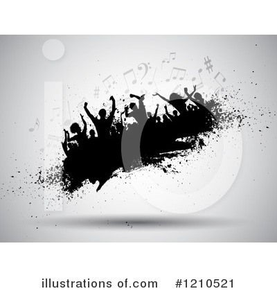 Royalty-Free (RF) Dancing Clipart Illustration by KJ Pargeter - Stock Sample #1210521