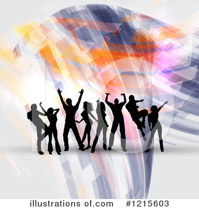 Royalty-Free (RF) Dancing Clipart Illustration by KJ Pargeter - Stock Sample #1215603