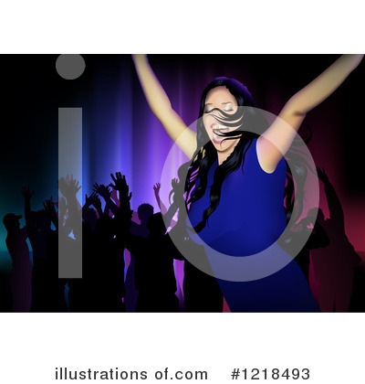 Royalty-Free (RF) Dancing Clipart Illustration by dero - Stock Sample #1218493