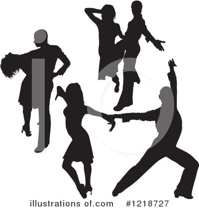 Royalty-Free (RF) Dancing Clipart Illustration by dero - Stock Sample #1218727