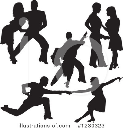 Royalty-Free (RF) Dancing Clipart Illustration by dero - Stock Sample #1230323