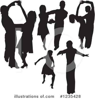 Royalty-Free (RF) Dancing Clipart Illustration by dero - Stock Sample #1235428