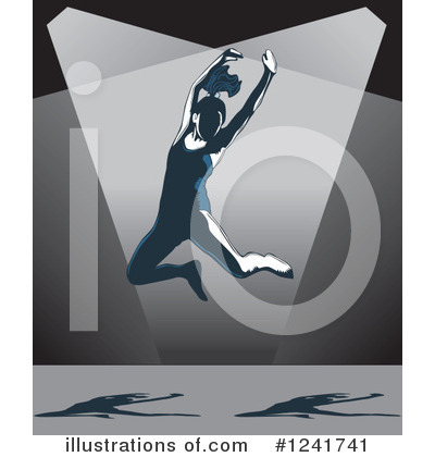 Dancer Clipart #1241741 by David Rey