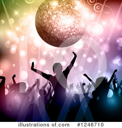 Royalty-Free (RF) Dancing Clipart Illustration by KJ Pargeter - Stock Sample #1246710