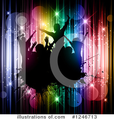 Royalty-Free (RF) Dancing Clipart Illustration by KJ Pargeter - Stock Sample #1246713