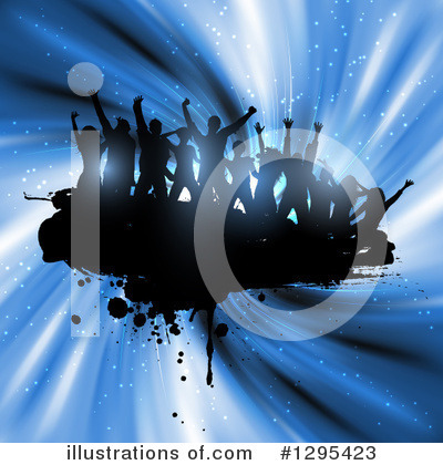 Royalty-Free (RF) Dancing Clipart Illustration by KJ Pargeter - Stock Sample #1295423