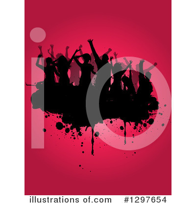 Royalty-Free (RF) Dancing Clipart Illustration by KJ Pargeter - Stock Sample #1297654