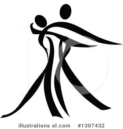 Royalty-Free (RF) Dancing Clipart Illustration by Vector Tradition SM - Stock Sample #1307432