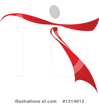 Ribbon Dancer Clipart #1314012 by Vector Tradition SM