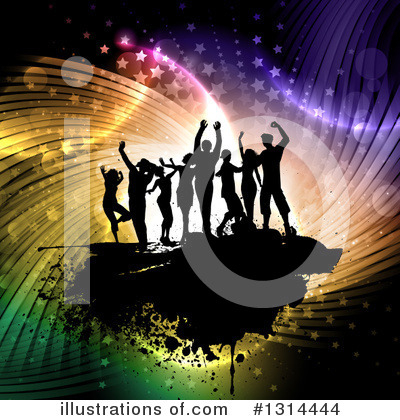 Dancing Clipart #1314444 by KJ Pargeter