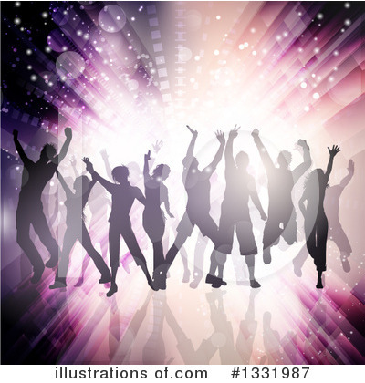Royalty-Free (RF) Dancing Clipart Illustration by KJ Pargeter - Stock Sample #1331987