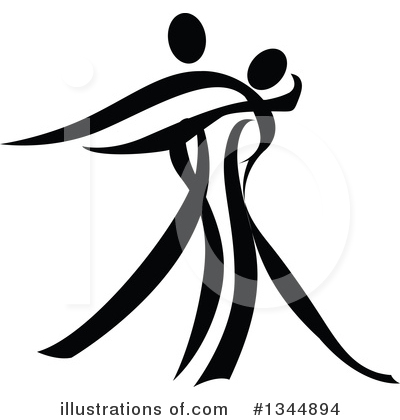 Royalty-Free (RF) Dancing Clipart Illustration by Vector Tradition SM - Stock Sample #1344894