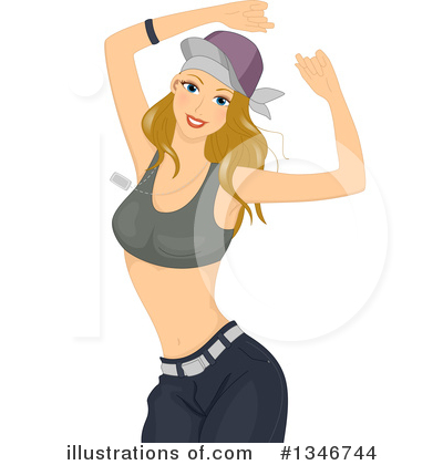 Royalty-Free (RF) Dancing Clipart Illustration by BNP Design Studio - Stock Sample #1346744