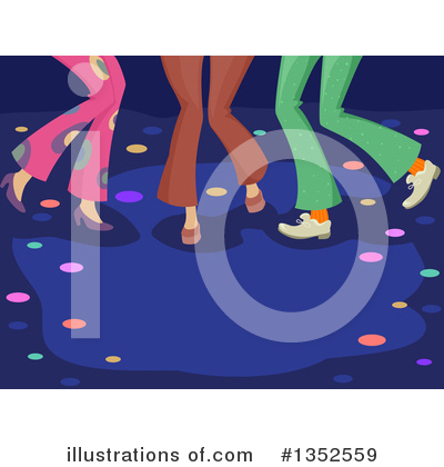Royalty-Free (RF) Dancing Clipart Illustration by BNP Design Studio - Stock Sample #1352559