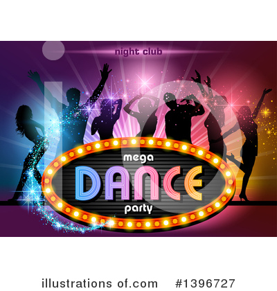 Royalty-Free (RF) Dancing Clipart Illustration by dero - Stock Sample #1396727