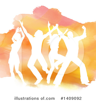 Royalty-Free (RF) Dancing Clipart Illustration by KJ Pargeter - Stock Sample #1409092
