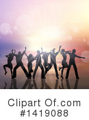 Dancing Clipart #1419088 by KJ Pargeter