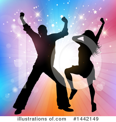 Royalty-Free (RF) Dancing Clipart Illustration by KJ Pargeter - Stock Sample #1442149