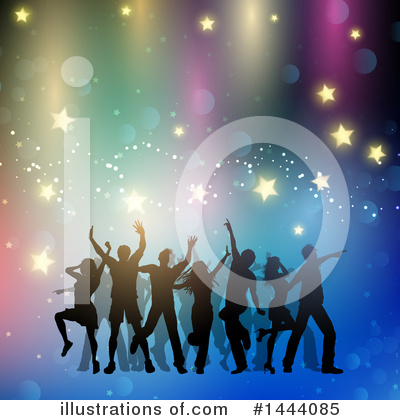 Royalty-Free (RF) Dancing Clipart Illustration by KJ Pargeter - Stock Sample #1444085