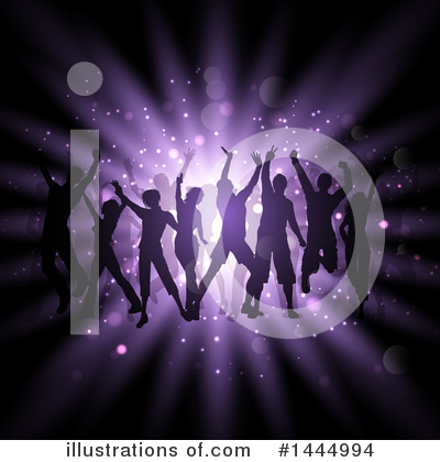 Royalty-Free (RF) Dancing Clipart Illustration by KJ Pargeter - Stock Sample #1444994