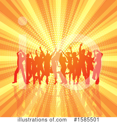 Royalty-Free (RF) Dancing Clipart Illustration by KJ Pargeter - Stock Sample #1585501
