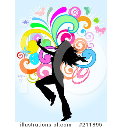 Royalty-Free (RF) Dancing Clipart Illustration by KJ Pargeter - Stock Sample #211895