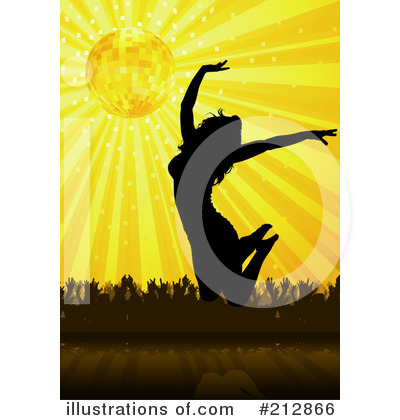 Royalty-Free (RF) Dancing Clipart Illustration by dero - Stock Sample #212866