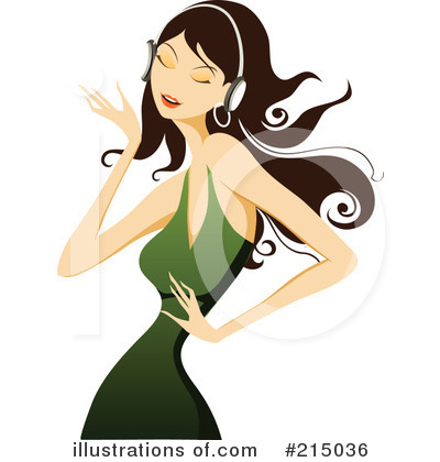 Royalty-Free (RF) Dancing Clipart Illustration by OnFocusMedia - Stock Sample #215036