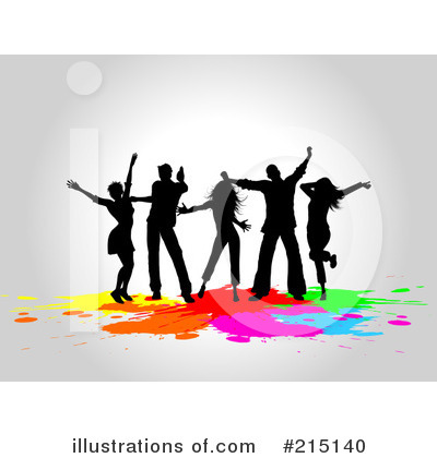 Royalty-Free (RF) Dancing Clipart Illustration by KJ Pargeter - Stock Sample #215140