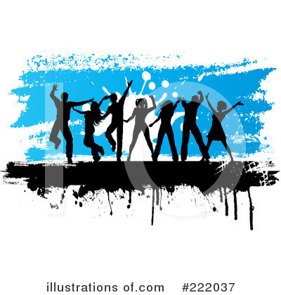 Royalty-Free (RF) Dancing Clipart Illustration by KJ Pargeter - Stock Sample #222037