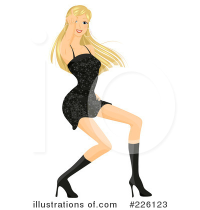 Royalty-Free (RF) Dancing Clipart Illustration by BNP Design Studio - Stock Sample #226123