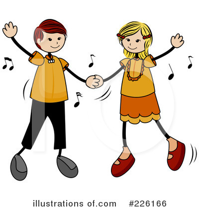 Royalty-Free (RF) Dancing Clipart Illustration by BNP Design Studio - Stock Sample #226166