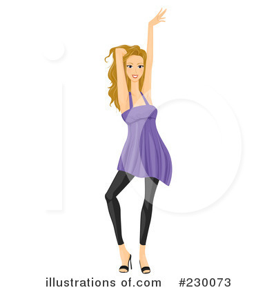 Royalty-Free (RF) Dancing Clipart Illustration by BNP Design Studio - Stock Sample #230073