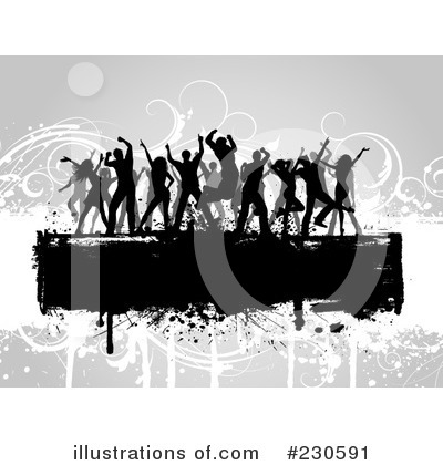Royalty-Free (RF) Dancing Clipart Illustration by KJ Pargeter - Stock Sample #230591