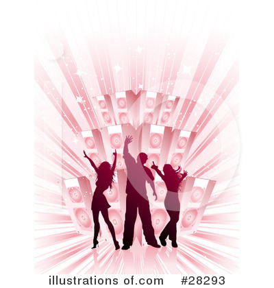 Royalty-Free (RF) Dancing Clipart Illustration by KJ Pargeter - Stock Sample #28293