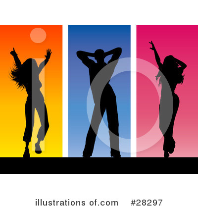 Royalty-Free (RF) Dancing Clipart Illustration by KJ Pargeter - Stock Sample #28297