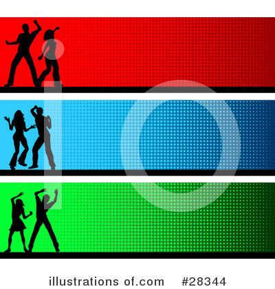 Royalty-Free (RF) Dancing Clipart Illustration by KJ Pargeter - Stock Sample #28344
